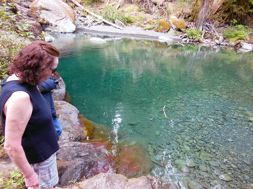 Sue Looks at Swimming Hole