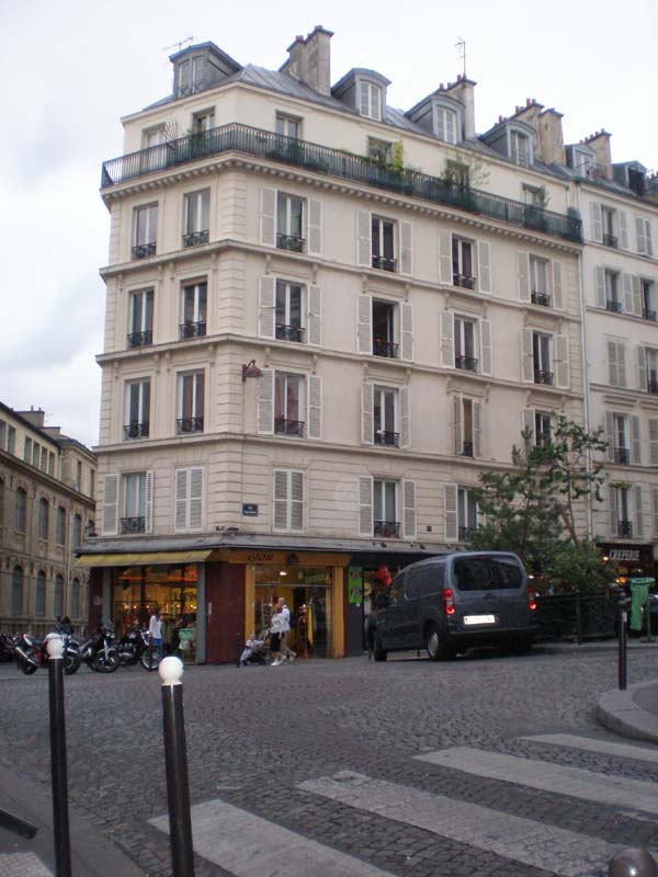 View from restaurant where we had dinner in Montmartre